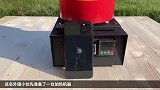 国外牛人用岩浆测试苹果手机，在倒下去的瞬间，场面太震撼了！
