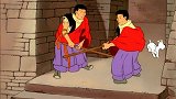 斯诺委搬来救兵，大家终于脱离危险，船长睡得很熟