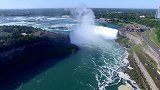 航拍美国旅游十大景点 尼亚加拉瀑布震撼全景 ４