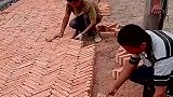 修马路了，比水泥路好吧