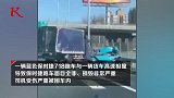 北京一保时捷跑车高速公路撞上货车 司机被困车内