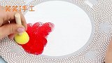 纸盘子手工DIY变色龙，为任何事情做好准备，它立即适应了颜色