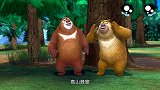 熊出没：熊大加油啊，好好练一练手法，要战胜光头强啊