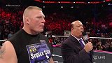 WWE-16年-RAW第1222期：猛兽莱斯纳重回RAW 观众呼喊高柏惹火保罗海曼-花絮