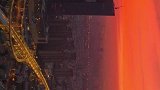 今早的绝美日出，红霞漫天的南京城尽显王者风范啊～