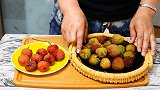 买荔枝，就要挑“母”的，肉厚核小还香甜，教你诀窍，一挑一个准