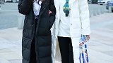 闺蜜的建议好还是后面小狗的演技好#时尚#街拍#美女