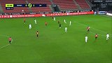 上半场补时第1分钟雷恩球员泰里耶射门 - 打偏