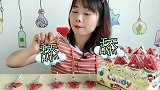 美食拆箱吃“可乐杯糖果”迷你可爱小糖豆，冰凉酸爽超带劲