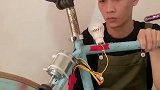 单车发电辅助器，非常的环保