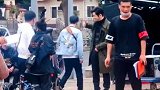 偶遇黄晓明在拍戏，晓明哥演技可以呀，喜欢他！