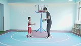 华蒙星亲子家庭篮球锻炼课程-08-看谁传得多