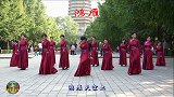 玲珑广场舞《鸿雁》，梦璇老师领舞，美的无法形容！