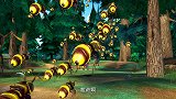 熊出没：熊大利用调虎离山之计，把虎头蜂一网打尽，熊大真棒啊