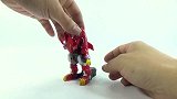 超凡战队玩具 超酷的红色变形金刚机器人玩具