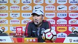 张外龙:上半场丢两球很不利 希望队员更有信心