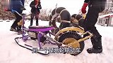 牛人自制电动雪橇车比赛，体验一场不一样的滑雪比赛