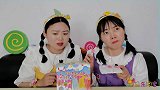 美食开箱：趣味食玩DIY冰棒，馋得吃货妹子学狗叫，太搞笑了吧