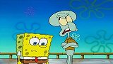 海绵宝宝：海绵宝宝对章鱼哥说，他从来没看到蟹老板这么伤心