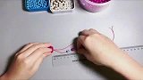 暑假在家做手工活编绳挂件 简单易学