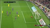 福尔纳尔斯劲射击中桑索内 皮球诡异折射落入网窝