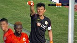 泰达没有进球运！ 阿奇姆彭凌空抽射被张烈神勇扑出