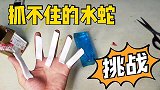 测评抓不住的水蛇玩具，真的抓不住吗？第3种方法亮了