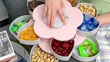 家里零食多，可以用这个旋转收纳盒，方便实用还能防尘