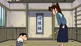蜡笔小新：小新练剑道不忘调侃老爸，一天的开始于屁也终于屁！