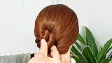自己可以扎的新年出街发型，立体高级又气质，学会这招在家自己扎
