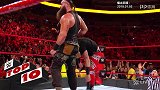 WWE-18年-RAW第1284期十佳镜头：大布免疫锁喉抛摔笑怼凯恩-专题