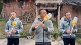 管子哥分身术，法术，自制乐器，吹奏刘德华歌曲，忘情水