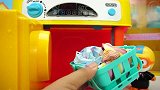 小企鹅啵乐乐洗衣机过家家儿童玩具