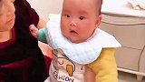 三个月的宝宝唱歌逗笑家长