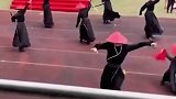 浙江 宁波 这只是学校内高中的运动会开幕式！怎么和老外解释呢？武林大会