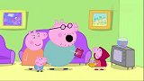 小猪佩奇：佩奇有主角光环，演学校舞台剧，也是演主角小红帽！