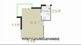20㎡卧室：一排衣柜隔出衣帽间！