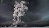 旅游-超级壮烈！丹麦冰岛火山格里姆火山喷发超清视频