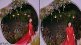 佟丽娅元宵节红裙写真曝光 美艳华丽的她站那就像一幅画
