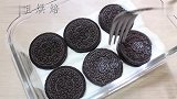 很诱人的奥利奥酸奶盒子，原来做法这么简单，快在家试试吧