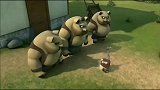 功夫熊猫：三只小猪学会了秘密招式，接下来要挑战神龙大侠了。