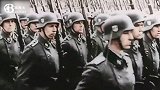 二战纳粹国防军的珍贵录像，这气势，当年不愧那么强