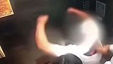 刑拘！电梯运行中男子突然发飙 怒砸电梯致急停