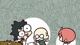 罗小黑：雨停了大家都坐在屋顶上，早知道就搭个顺风鸟了！