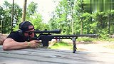 崭新的狙击步枪，户外靶场射击测试，性能可靠精度极高
