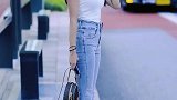 对穿牛仔裤的小姐姐毫无抵抗力，这身材也太好了吧