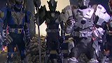 铠甲勇士铠传：铠甲勇士有点不要脸，欺负异能兽！五打一