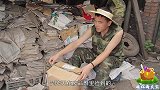 破烂小伙在废品堆找到一个箱子，开箱发现7瓶红酒，是要发财了