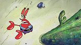 海绵宝宝：小朋友们太顽皮，蟹老板做善事，结果被追着打！