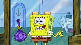 海绵宝宝：蟹老板得到许愿瓶，刚说第一个愿望，精灵就受不了了！